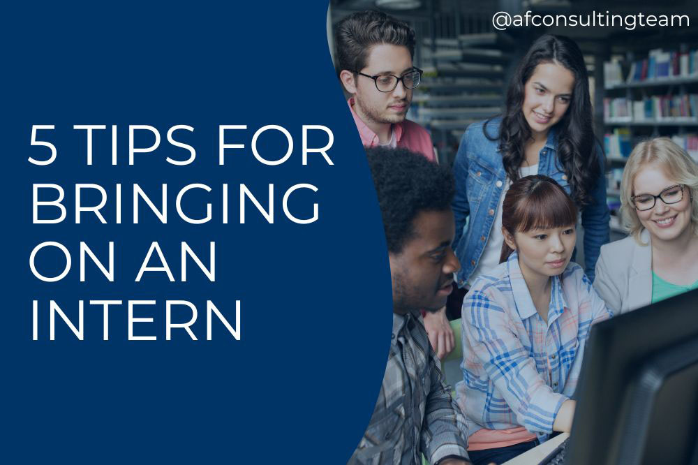 5 Tips for Bringing on an Intern