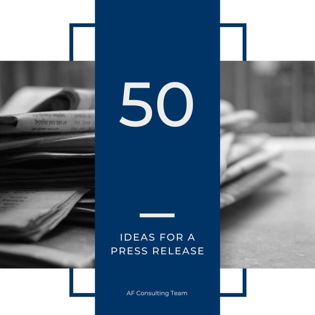 50 press release ideas
